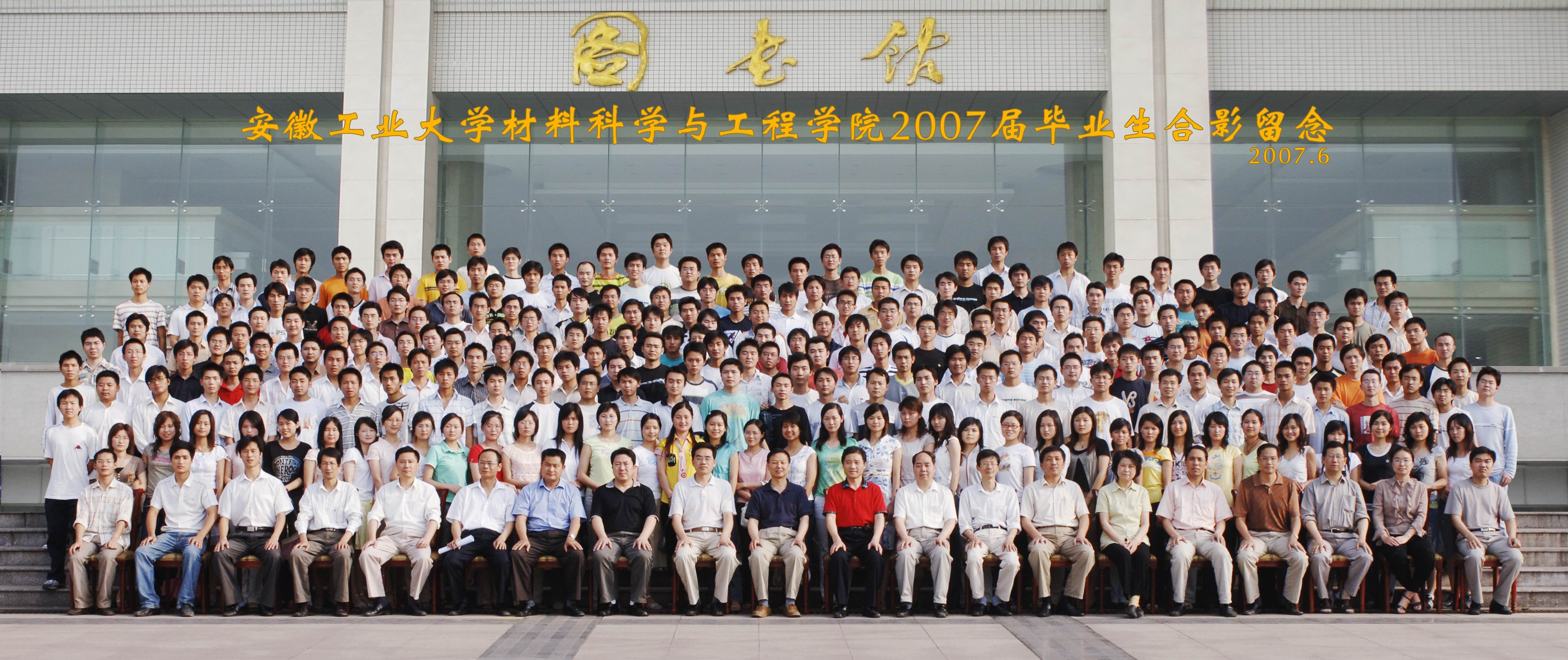 m88官网2007届毕业生合影